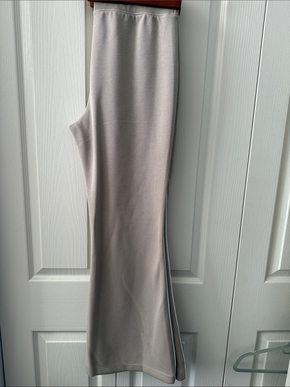 SPANX Light beige Track Pants with Side Stripe